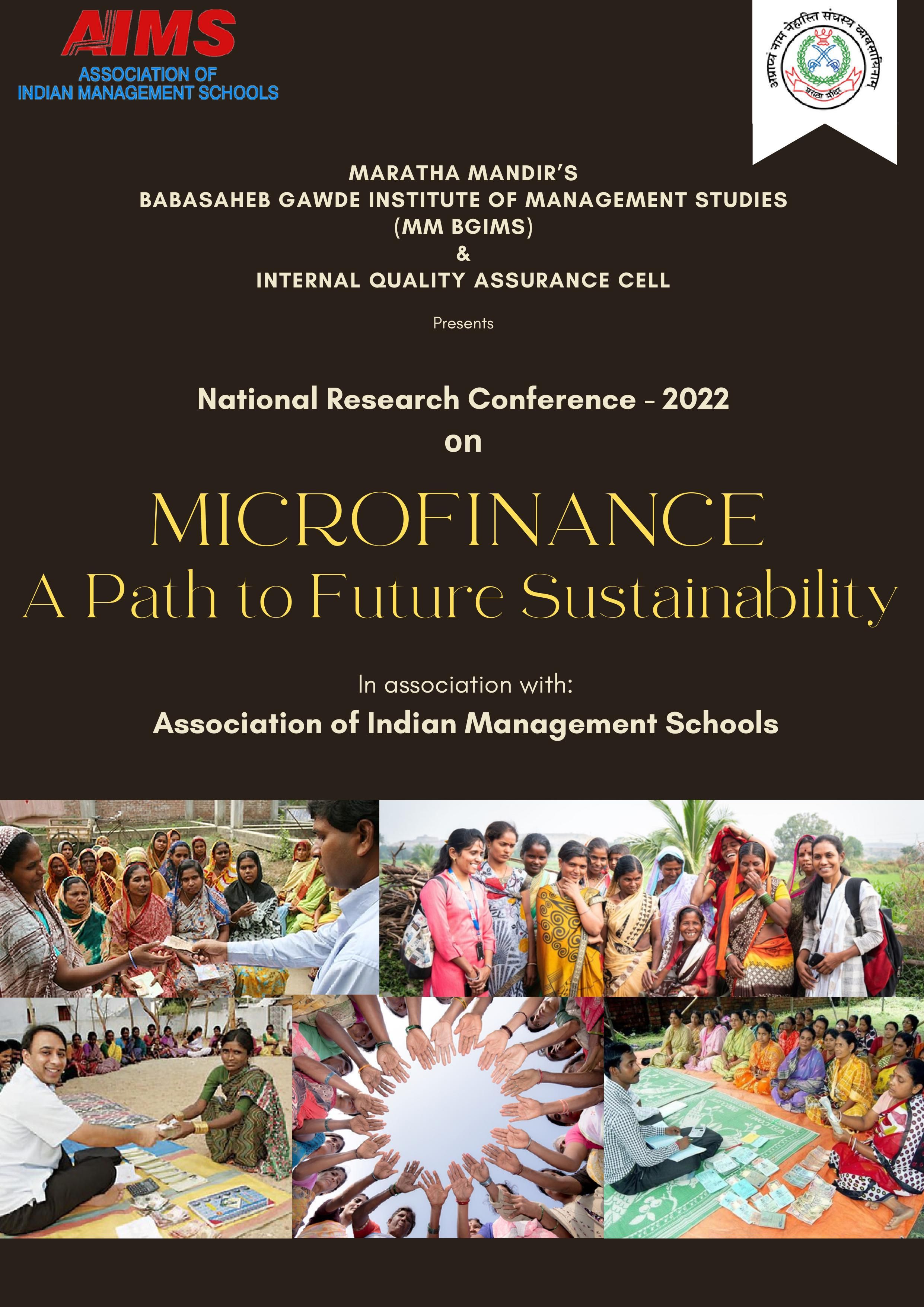 National Conference on Microfinance